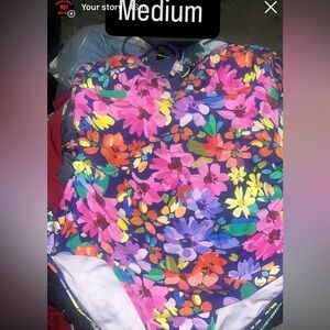 Cupshe Multicolor Floral One-Piece Swimsuit